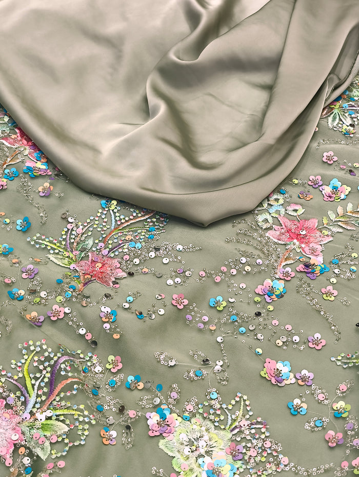 D#35 - Tissu Brodée Fleurie (5)